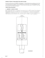 Preview for 2 page of C-SCOPE TR 300 Operating Instructions Manual