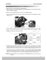 Preview for 14 page of C.T.M. HS-2800 User Manual