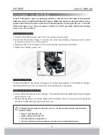 Preview for 16 page of C.T.M. HS-2850 User Manual