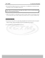 Preview for 7 page of C.T.M. HS-300E Instruction Booklet