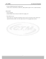 Preview for 10 page of C.T.M. HS-300E Instruction Booklet