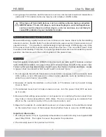 Предварительный просмотр 6 страницы C.T.M. HS-5600 User Manual