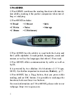 Preview for 6 page of C Technologies Mobile Information Collector C-Pen User Manual