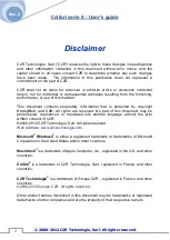 Preview for 2 page of C2R Colibri 6 Series User Manual