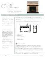 Предварительный просмотр 1 страницы C3 C3P23LJ-2087DO Operating Instructions