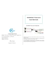 C4Line C4L6400-EoC-P Quick Start Manual preview