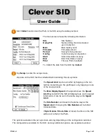 CA Traffic Clever SID User Manual preview