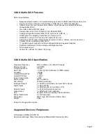 Preview for 4 page of CAAS Audio DAS User Manual