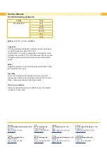 Preview for 2 page of Cab Technology PX Series Service Manual