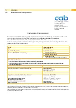 Preview for 13 page of CAB 4126C Assembly Instruction Manual