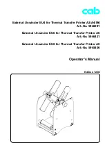 Предварительный просмотр 1 страницы CAB 5946091 Operator'S Manual