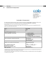 Preview for 18 page of CAB 6114 Series Assembly Instructions Manual