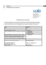 Preview for 19 page of CAB 6114 Series Assembly Instructions Manual