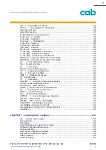 Предварительный просмотр 7 страницы CAB A Series Programming Manual