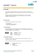 Предварительный просмотр 13 страницы CAB A Series Programming Manual