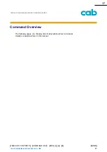 Предварительный просмотр 17 страницы CAB A Series Programming Manual