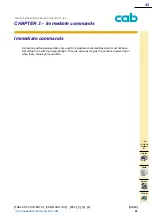 Предварительный просмотр 43 страницы CAB A Series Programming Manual