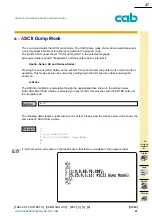 Preview for 47 page of CAB A Series Programming Manual