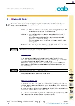 Предварительный просмотр 50 страницы CAB A Series Programming Manual