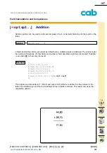 Предварительный просмотр 197 страницы CAB A Series Programming Manual