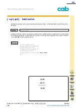 Предварительный просмотр 198 страницы CAB A Series Programming Manual