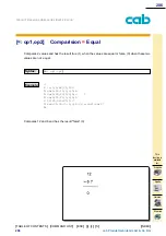 Предварительный просмотр 206 страницы CAB A Series Programming Manual