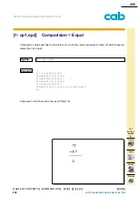 Preview for 206 page of CAB A Series Programming Manual