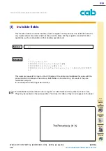 Предварительный просмотр 218 страницы CAB A Series Programming Manual