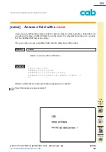 Предварительный просмотр 221 страницы CAB A Series Programming Manual