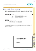 Предварительный просмотр 222 страницы CAB A Series Programming Manual