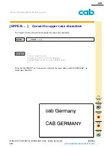 Предварительный просмотр 228 страницы CAB A Series Programming Manual