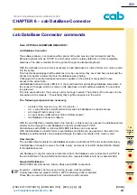 Предварительный просмотр 231 страницы CAB A Series Programming Manual