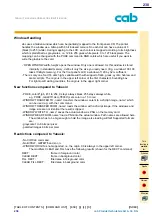Preview for 238 page of CAB A Series Programming Manual