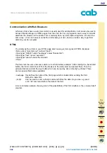 Предварительный просмотр 242 страницы CAB A Series Programming Manual