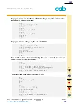 Предварительный просмотр 245 страницы CAB A Series Programming Manual
