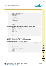 Предварительный просмотр 247 страницы CAB A Series Programming Manual