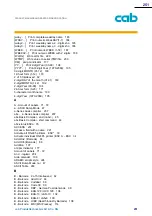 Предварительный просмотр 251 страницы CAB A Series Programming Manual
