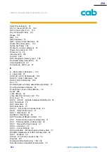 Предварительный просмотр 254 страницы CAB A Series Programming Manual