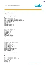 Предварительный просмотр 256 страницы CAB A Series Programming Manual
