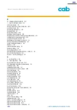 Предварительный просмотр 260 страницы CAB A Series Programming Manual