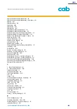 Предварительный просмотр 261 страницы CAB A Series Programming Manual
