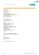 Предварительный просмотр 262 страницы CAB A Series Programming Manual
