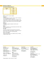 Preview for 2 page of CAB A+ Operator'S Manual