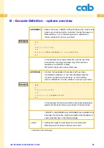 Предварительный просмотр 99 страницы CAB A+ Programming Manual