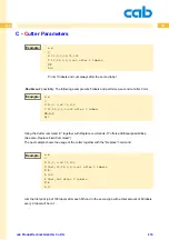 Предварительный просмотр 216 страницы CAB A+ Programming Manual