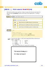 Предварительный просмотр 294 страницы CAB A+ Programming Manual