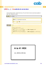 Предварительный просмотр 355 страницы CAB A+ Programming Manual