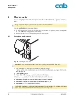 Предварительный просмотр 58 страницы CAB A2+ Configuration Instructions