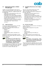 Предварительный просмотр 20 страницы CAB A4 Service Manual