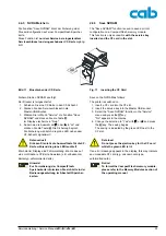 Предварительный просмотр 33 страницы CAB A4 Service Manual